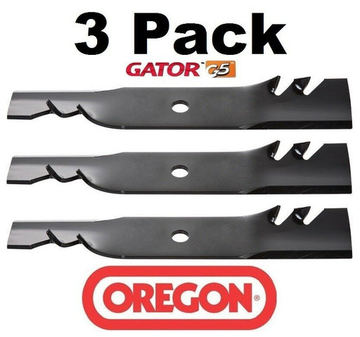 3 Pack Oregon 596-303 Mower Blade Gator G5 fits Dixon 13920 13938