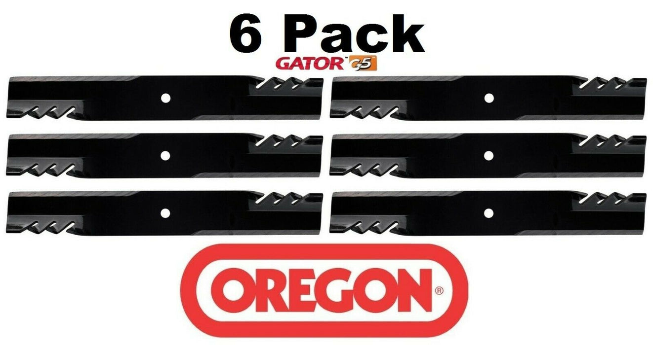 6 Pack Oregon 596-306 Mower Blade Gator G5 Fits John Deere M111523