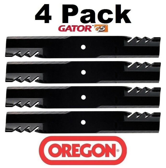 4 Pack Oregon 596-309 Mower Blade Gator G5 Fits John Deere M112974 AM104652