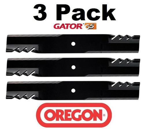 3 Pack Oregon 596-310 Mower Blade Gator G5 Fits John Deere 100340 101366