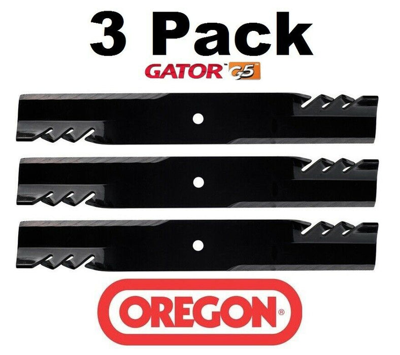 3 Pack Oregon 596-310 Mower Blade Gator G5 Fits Jacobsen 390666