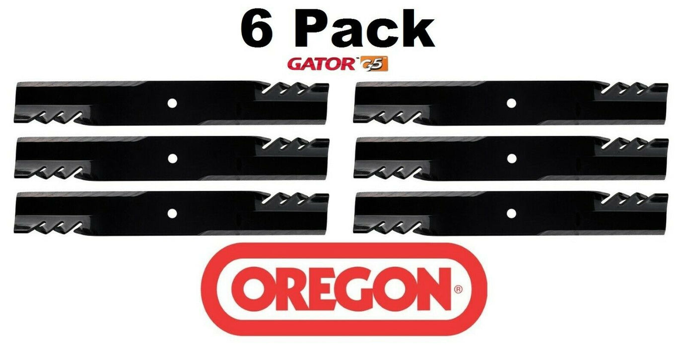 6 Pack Oregon 596-310 Mower Blade Gator G5 Fits Jacobsen 390666