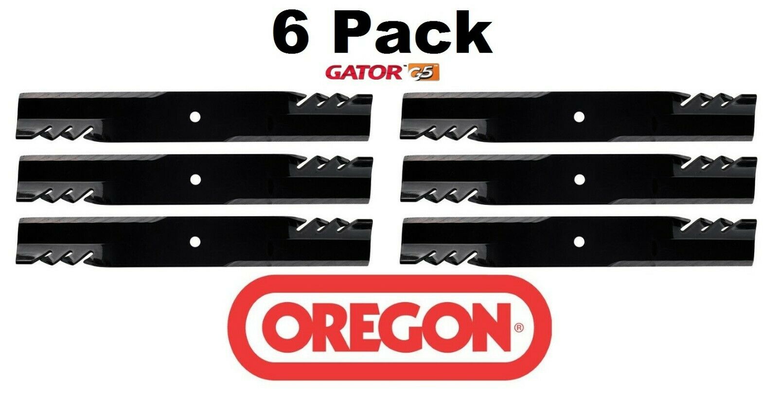 6 Pack Oregon 596-310 Mower Blade Gator G5 Gravely 04919100