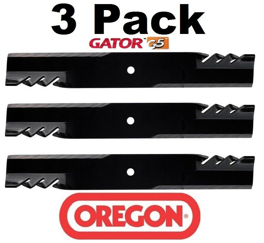 3 pack Oregon 596-319 Mower Blade Gator G5  Fits Dixon 12451 12508 13368