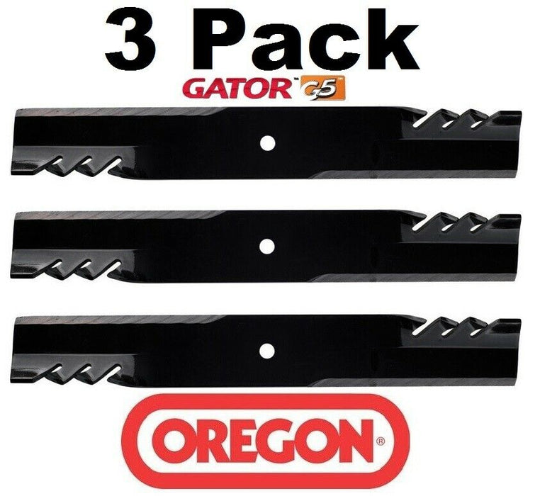 3 Pack Oregon 596-319 Mower Blade Gator G5 Fits Hustler 602771 602771X 793935