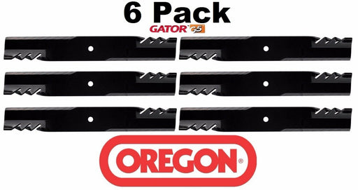 6 Pack Oregon 596-319 G5 Gator Mulcher Blade for Gravely 46999