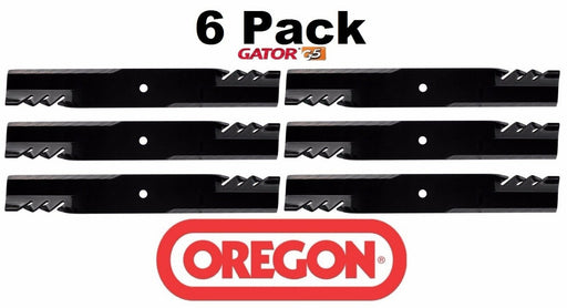 6 Pack Oregon 596-321 G5 Gator Blade Fits Exmark 103-6396 103-6401 103-6391