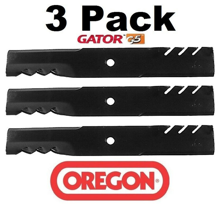 3 Pack Oregon 596-322 Mower Blade Gator G5  Fits Encore 543293