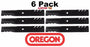 6 Pack Oregon 596-322 G5 Gator Blade Fits Exmark 103-6392 103-6397 103-6402