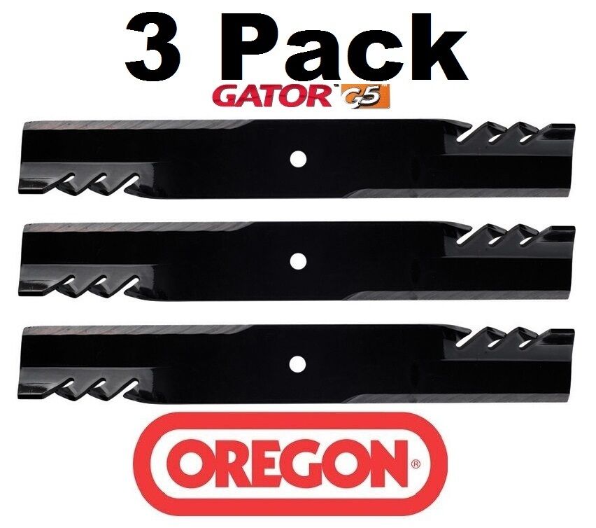 3 Pack Oregon 596-323 G5 Gator Mulch Blade For Dixie Chopper 30227-50H 30227-50X