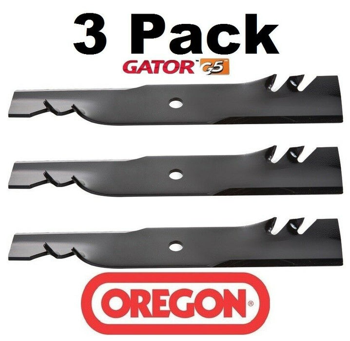 3 Pack Oregon 596-327 Mower Blade Gator G5 fits Dixon 10710