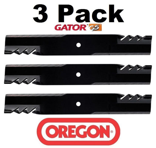 3 Pack Oregon 596-329 G5 Gator Mulch Blade Fits Grasshopper 320236 320239 320241