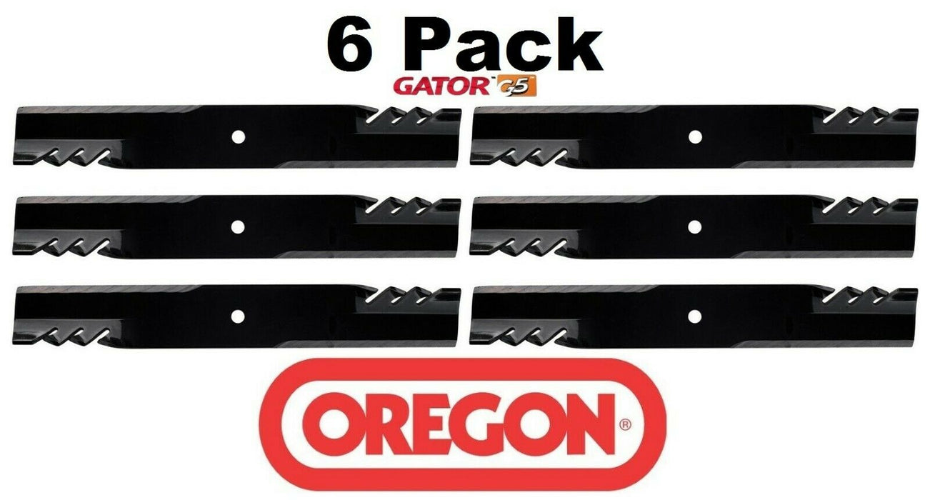 6 Pack Oregon 596-329 Mower Blade Gator G5 Grasshopper 320241 320321