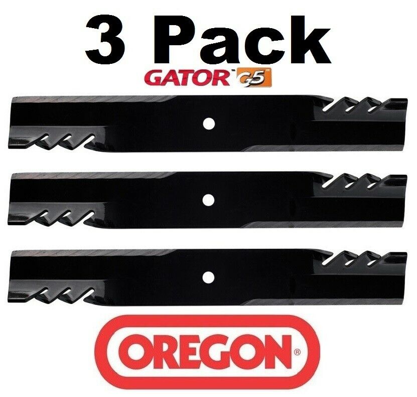 3 Pack Oregon 596-332 Mower Blade Gator G5 Fits John Deere M111522