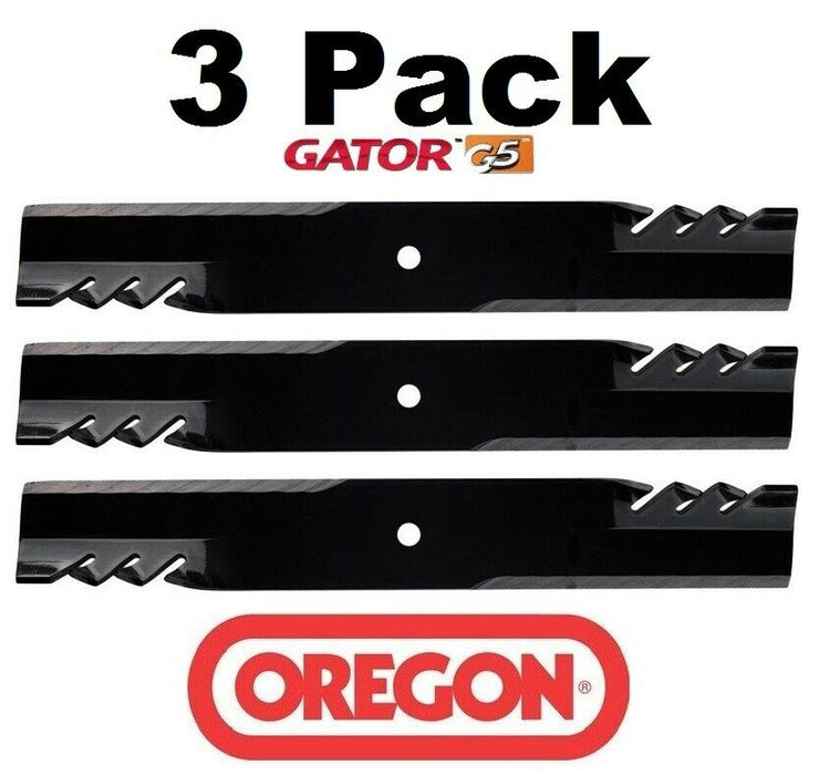 3 Pack Oregon 596-341 Mower Blade Gator G5 Fits Jacobsen 4163105 4163106