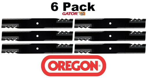 6 Pack Oregon 596-341 Mower Blade Gator G5 Fits Ferris 48112 48113 481709