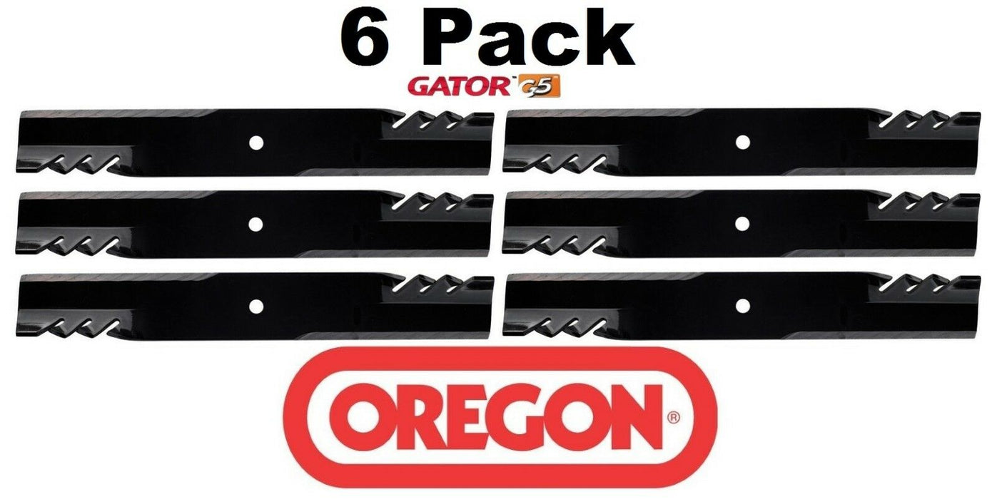 6 Pack Oregon 596-344 Mower Blade Gator G5 Fits DR 225381