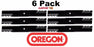 6 Pack Oregon 596-344 G5 Gator Mulcher Blade for Giant Vac 21536 36" 52"