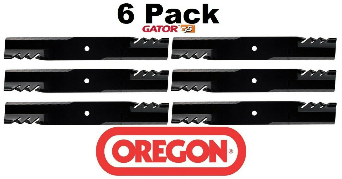 6 Pack Oregon 596-346 Mower Blade Gator G5 Grasshopper 320322