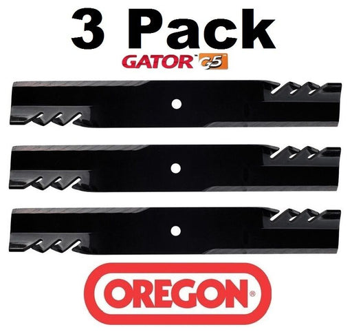 3 Pack Oregon 596-347 G5 Gator Mulcher Blade for Ferris 481712 A48304 61"