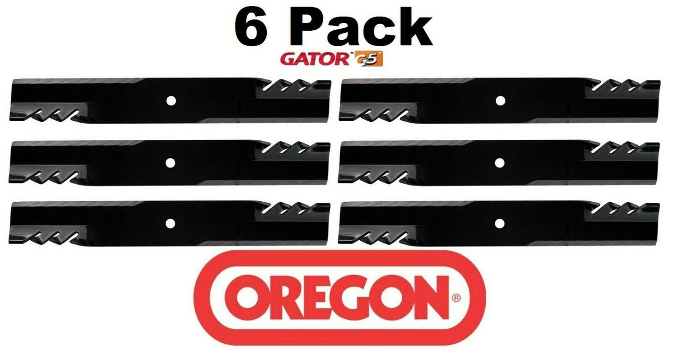 6 Pack Oregon 596-347 Mower Blade Gator G5 Fits Hustler 794859 794859X 794859Y