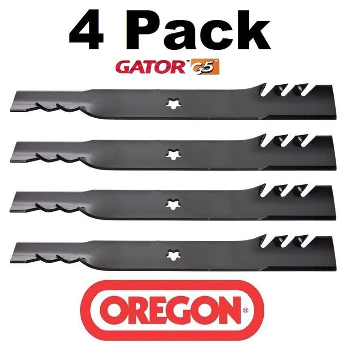 4 Pack Oregon 596-370 G5 Gator Blade for AYP 405308 405380 403107 46"