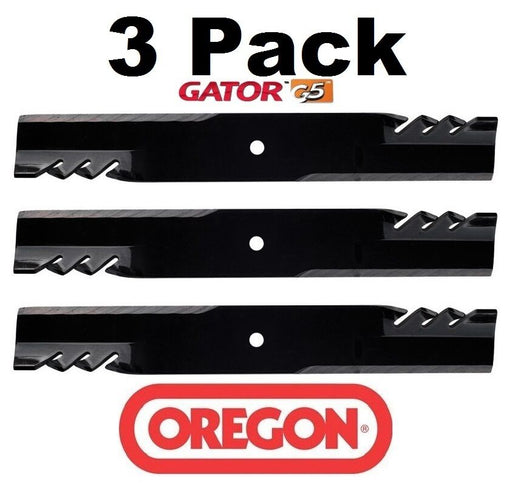 3 Pack Oregon 596-601 G5 Gator Mulcher Blade for Hustler 798496 798512 66"