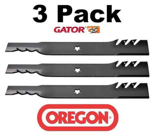 3 Pack Oregon 596-615 Gator G5 Mower Blade Fits Ariens 21547939 21547257