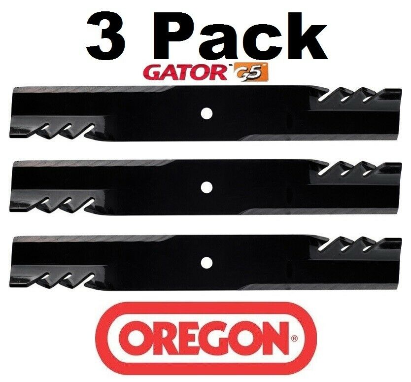 3 Pack Oregon 596-704 Mower Blade Gator G5 Fits Hustler 603848 603848X 603848Y