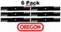 6 Pack Oregon 596-704 Mower Blade Gator G5 Fits Hustler 603848 603848X 603848Y