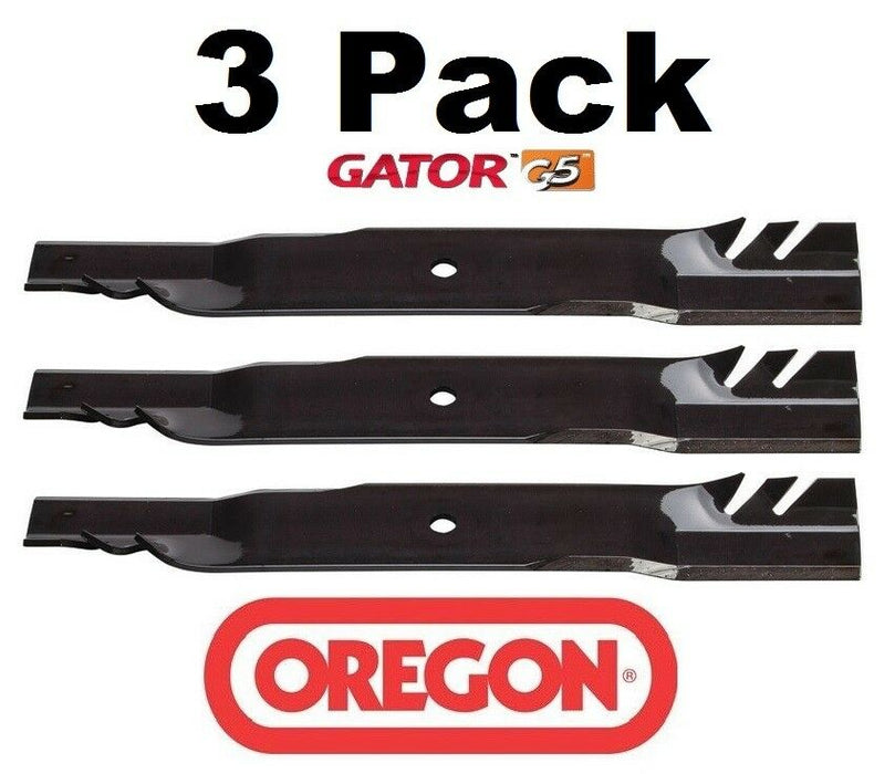 3 Pack Oregon 596-815 Gator G5 Mower Blade Fits Allis Chalmers 03253900 08899100