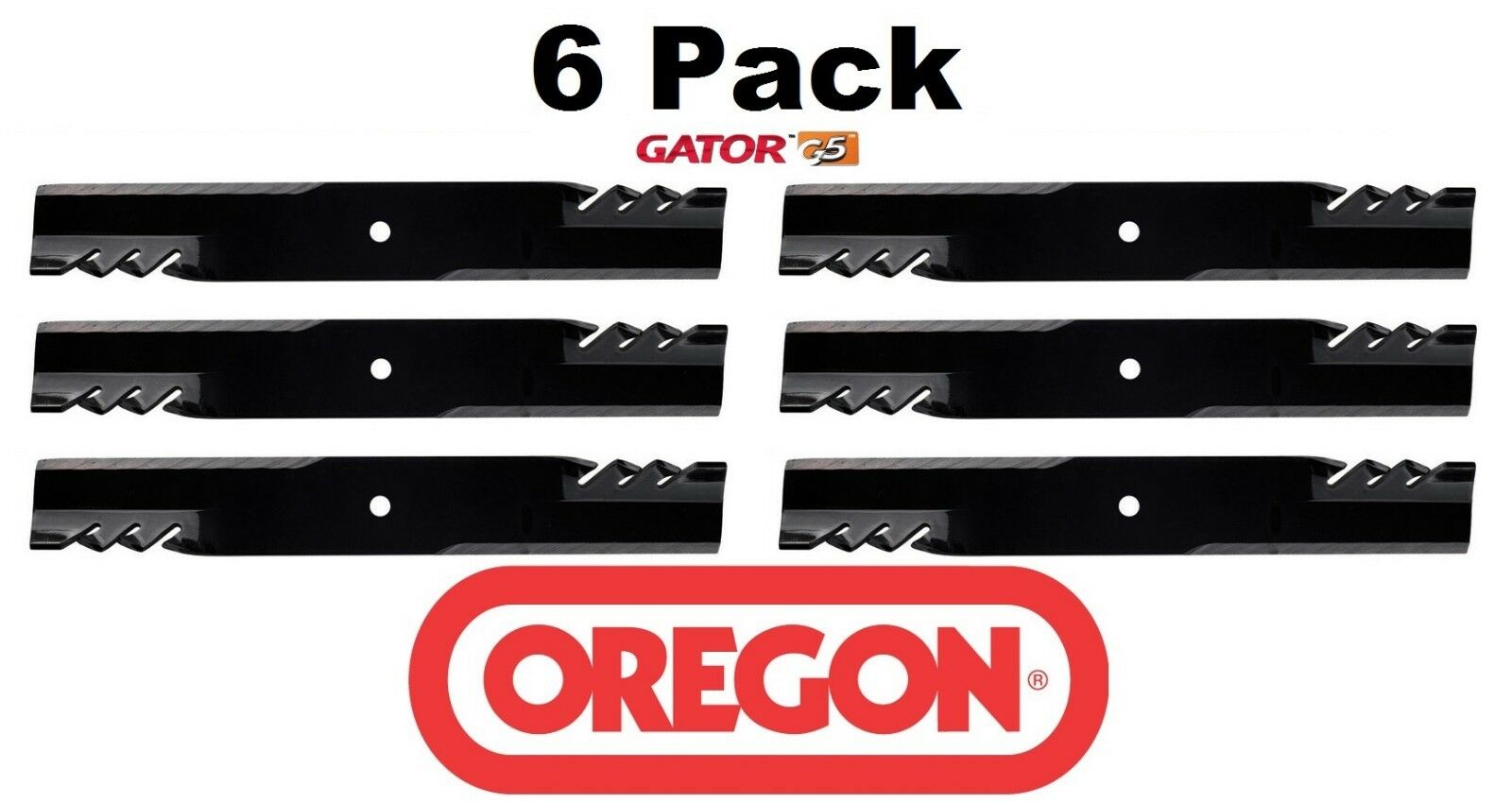 6 Pack Oregon 596-816 Gator G5 Mower Blade Fits Ariens 0027300