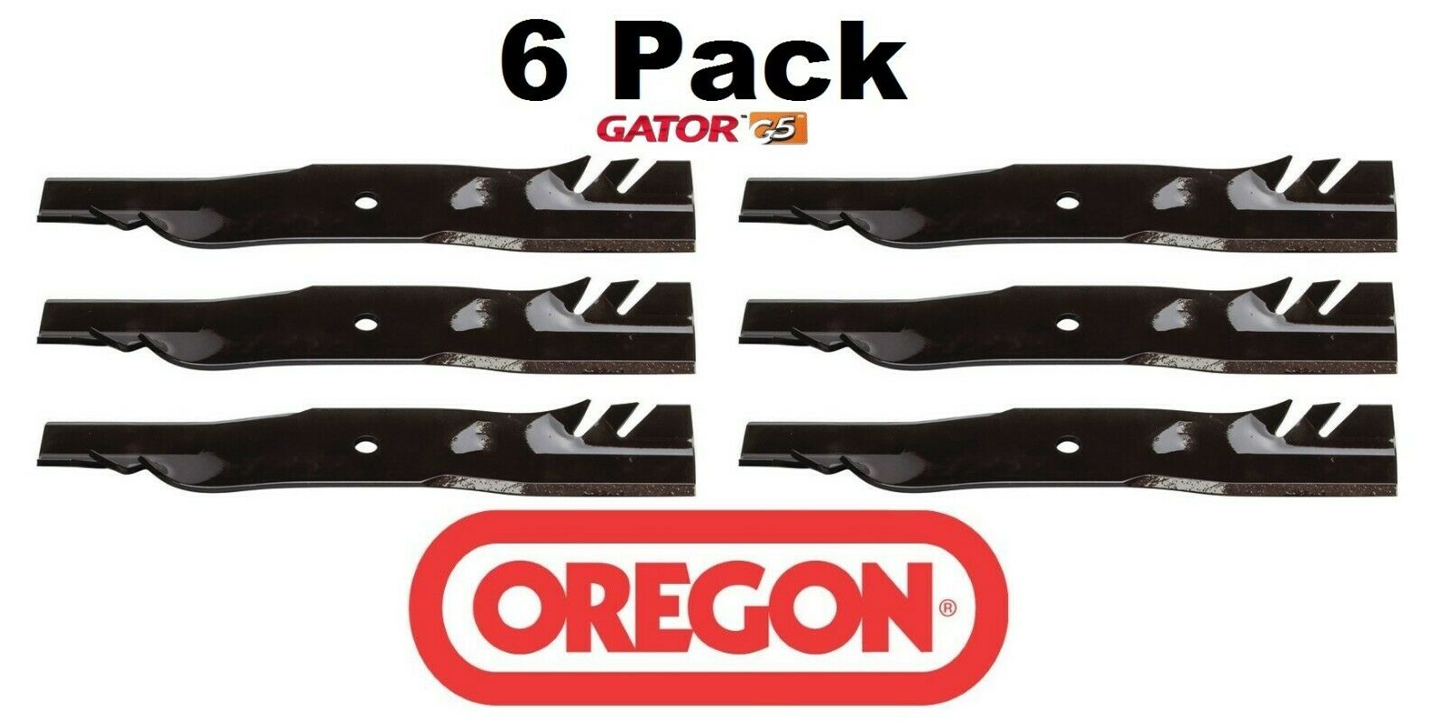 6 Pack Oregon 596-817 Mower Blade Gator G5 Gravely 00273100 0496400