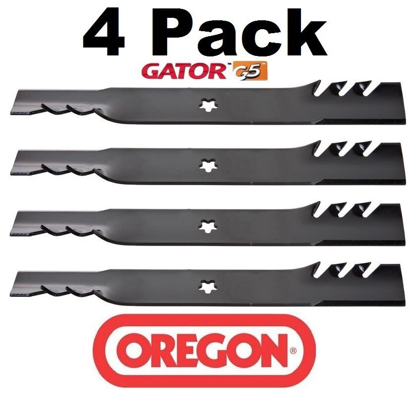 4 Pack Oregon 596-900 G5 Gator Blade Fits AYP 127843 131323 134149 138498 139775