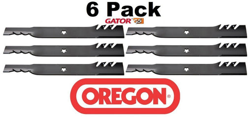 6 Pack Oregon 596-900 Mower Blade Gator G5 Fits Dixon 539118038 539119852