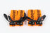 2 Pack Genuine Husqvarna 596280610 Button Leather Braces Orange
