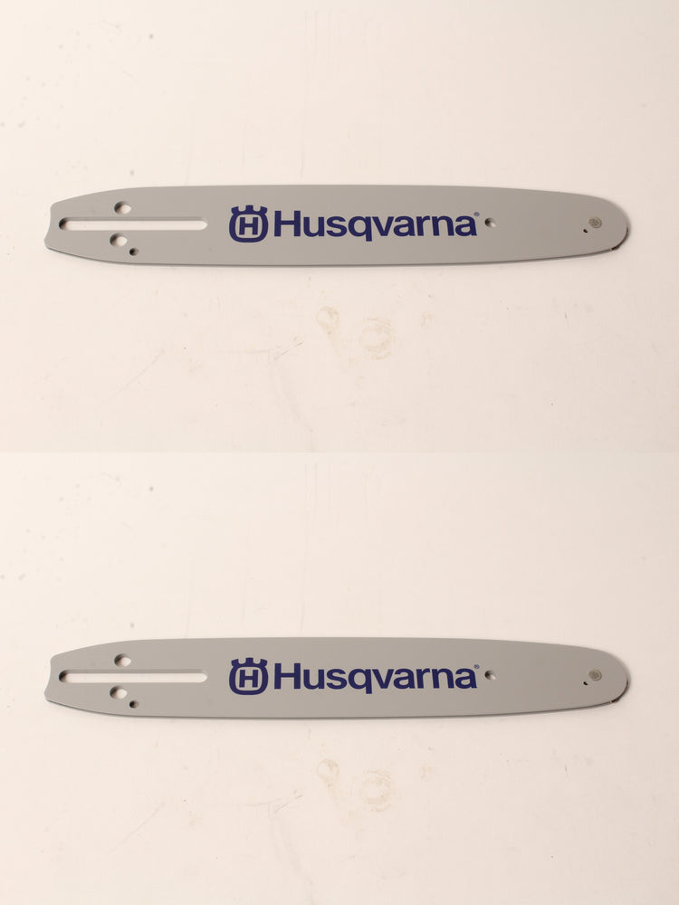 2 PK Husqvarna 596286340 10" Guide Bar HL280 3/8" Mini .050 40DL Small Mount