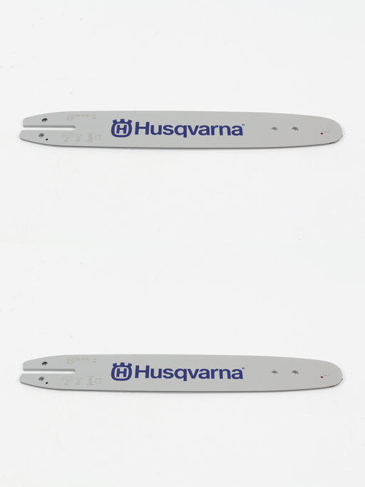 2 Pk Genuine Husqvarna 596298544 12" 3/8" .050 44 DL Double Guard Guide Bar