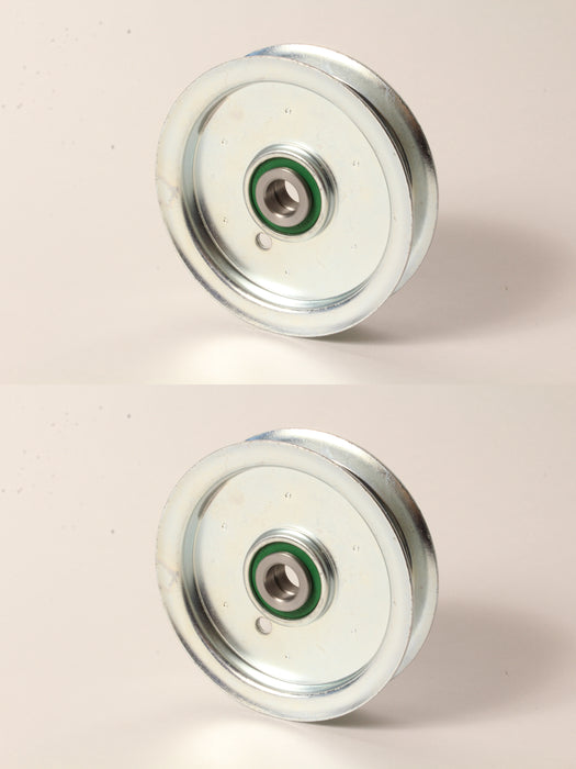 2 PK Genuine Husqvarna 596739801 HD Idler Pulley Fits MZ54 97045580100