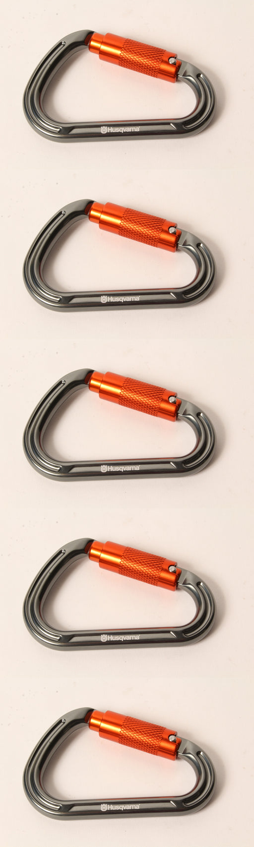 5 Pack Genuine Husqvarna 596936203 HMS Carabiner Hook Arborist Tree Climbing