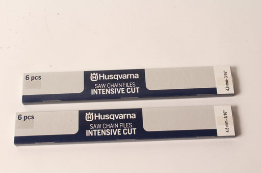Pack of 12 Genuine Husqvarna 597356302  3/16" 4.8MM Round Chainsaw Files