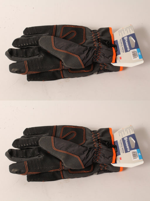 2 PK Husqvarna 598428601 Med Technical Winter Gloves C100 3M Thinsulate Armortex