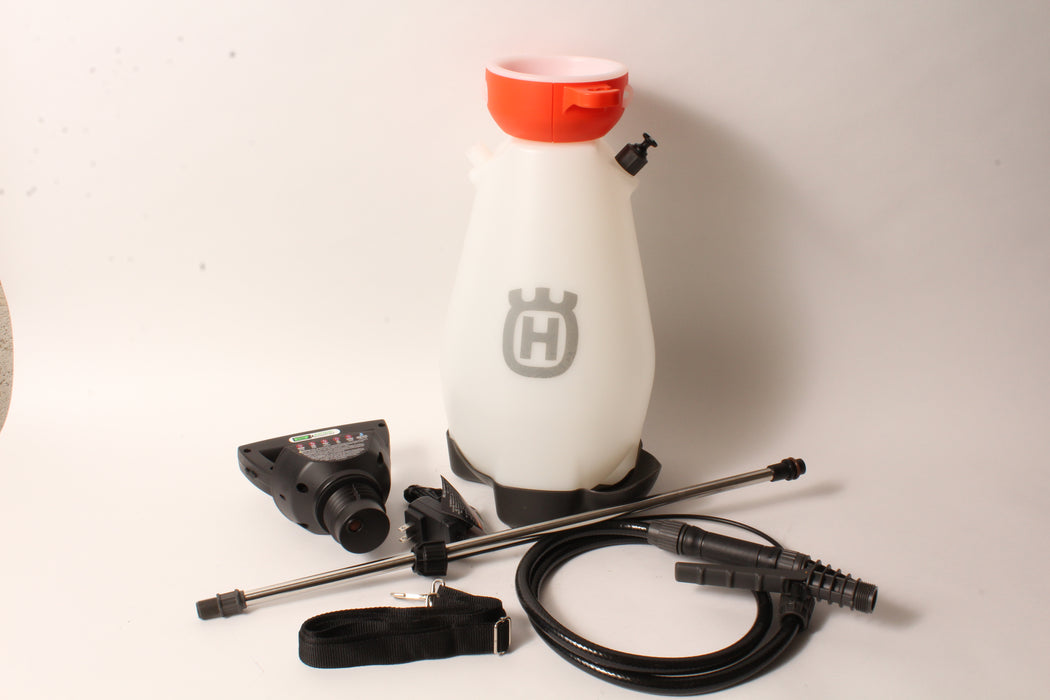 Husqvarna 598967601 2 Gallon 7.2V Battery Handheld Sprayer 24 Gal Per Charge