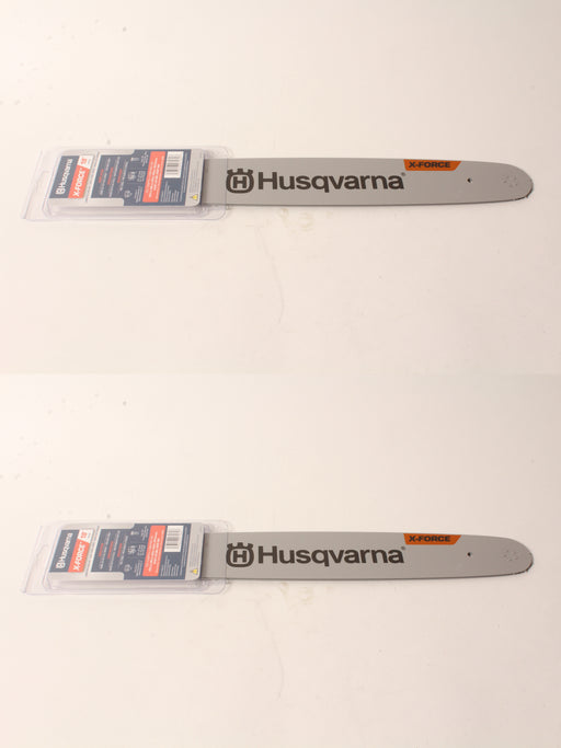 2 Pack Husqvarna 599303272 18" Chainsaw Bar XF .325 PIX .050 72 DL CS X-Force