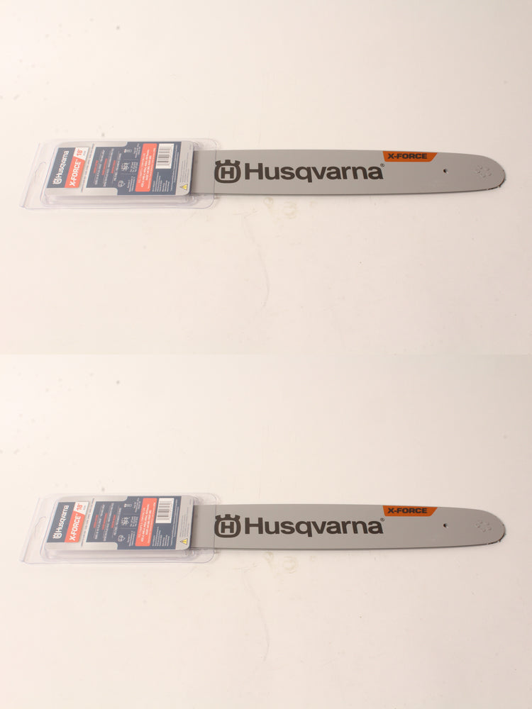 2 Pack Husqvarna 599303272 18" Chainsaw Bar XF .325 PIX .050 72 DL CS X-Force