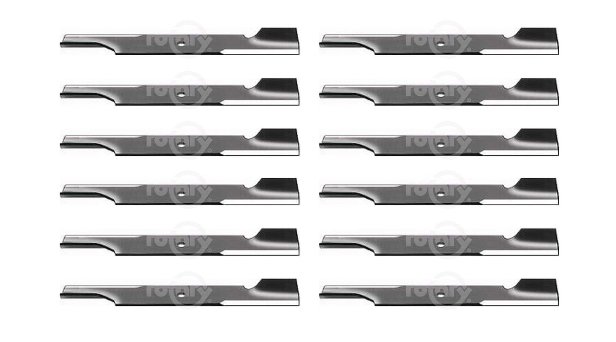 12 Pack Rotary 6026 Lawn Mower Blade Fits Bad Boy 038-7220-00 340-190