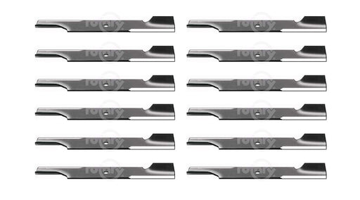 12 Pack Rotary 6026 Lawn Mower Blade Fits Bad Boy 038-7220-00 340-190