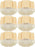 6 PK Air Filter Fits Husqvarna 505126306 505126303 555 560XP CS2258 CS2260