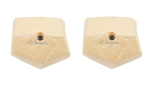 2 Pack Stens 605-200 Air Filter for Husqvarna 503898101 51 55