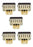 5 Pack Stens 605-297 Air Filter for Husqvarna Poulan 544805403 435 435E 440